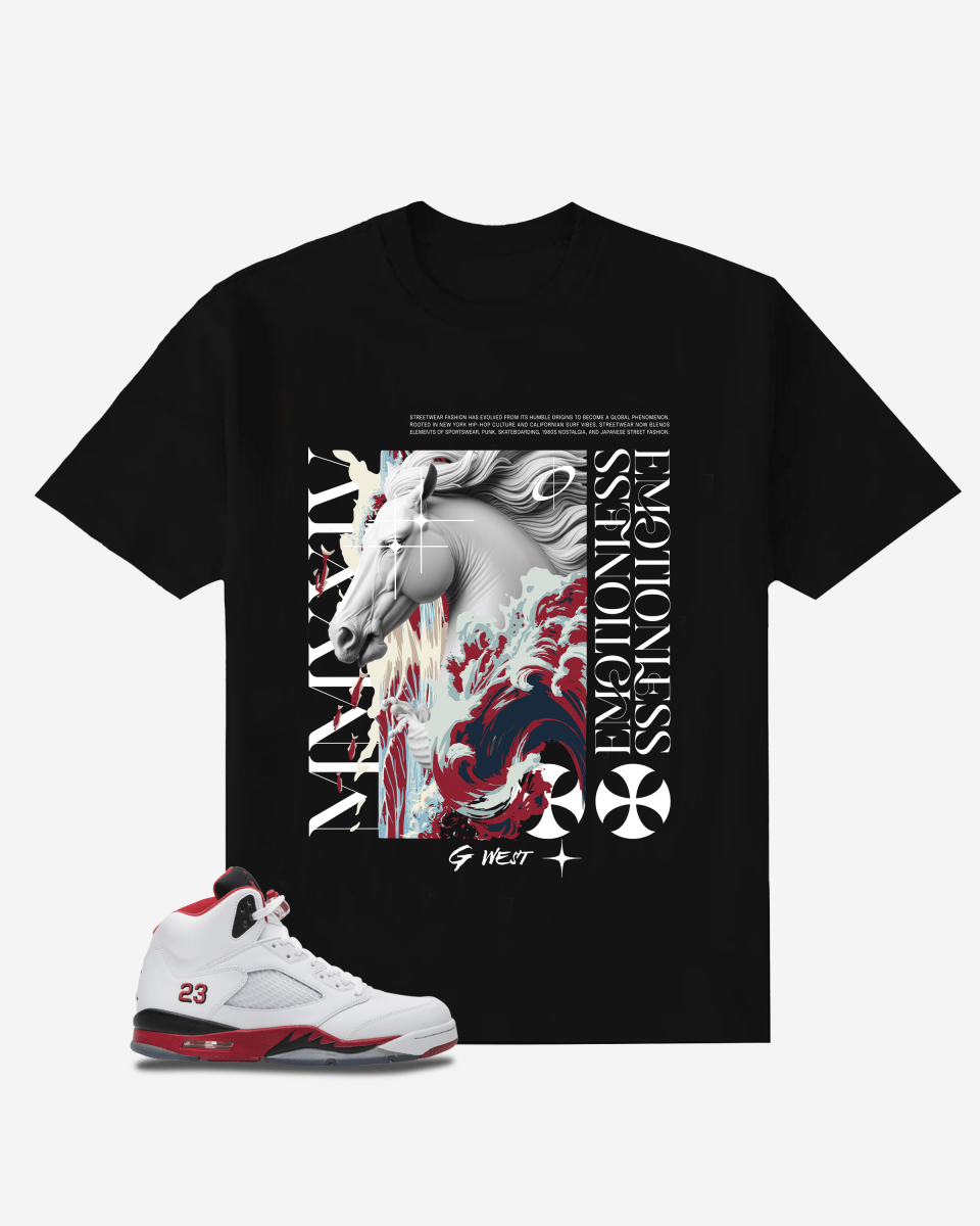 Emotionless Wave Oversized T-Shirt - G West