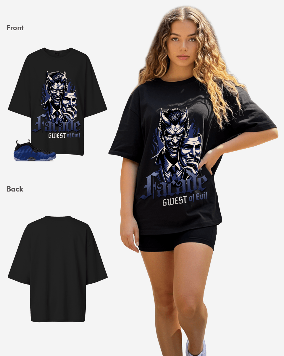 Facade Of Evil Oversized T-Shirt - G West