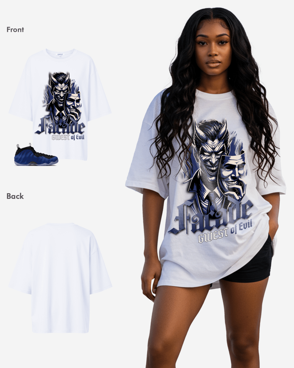 Facade Of Evil Oversized T-Shirt - G West