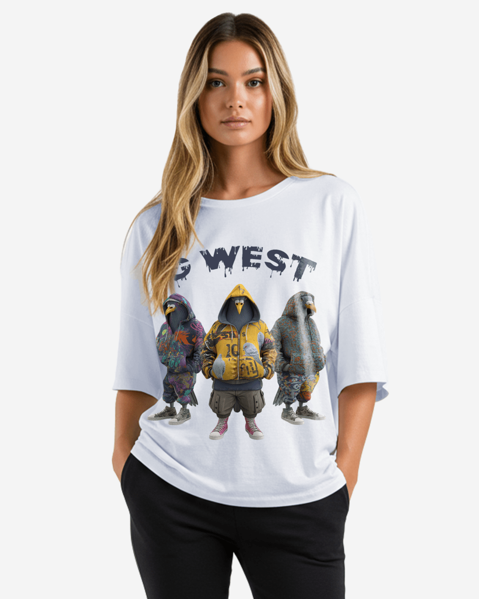 G West 3 Peigion Oversized Tee - WOMEN - G West