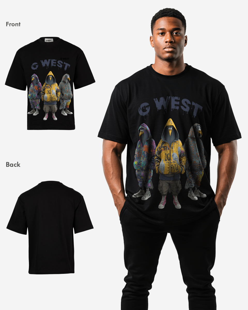 G West 3 Peigion Oversized Tee - G West