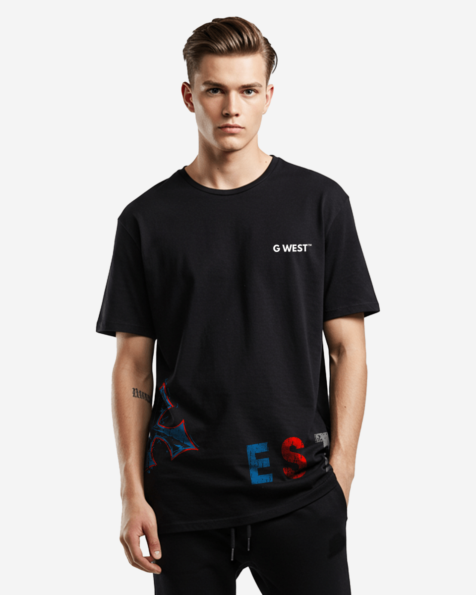 G West 3.0 Arch Logo Oversized Tee - G West