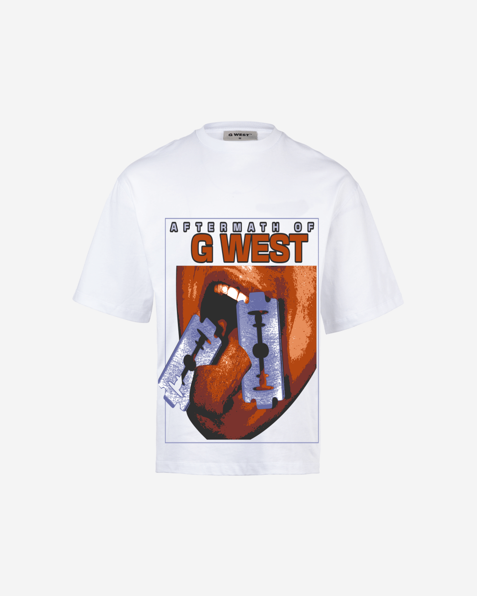 G - WEST AFTERMATH OF G WEST OVERSIZED TEE GWROJMT33 - G West