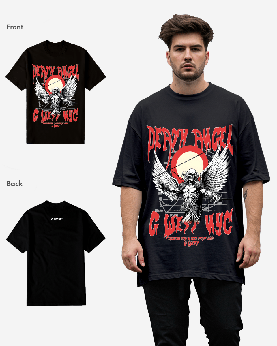 G WEST ANGEL OF DEATH T SHIRT Big and Tall - G West