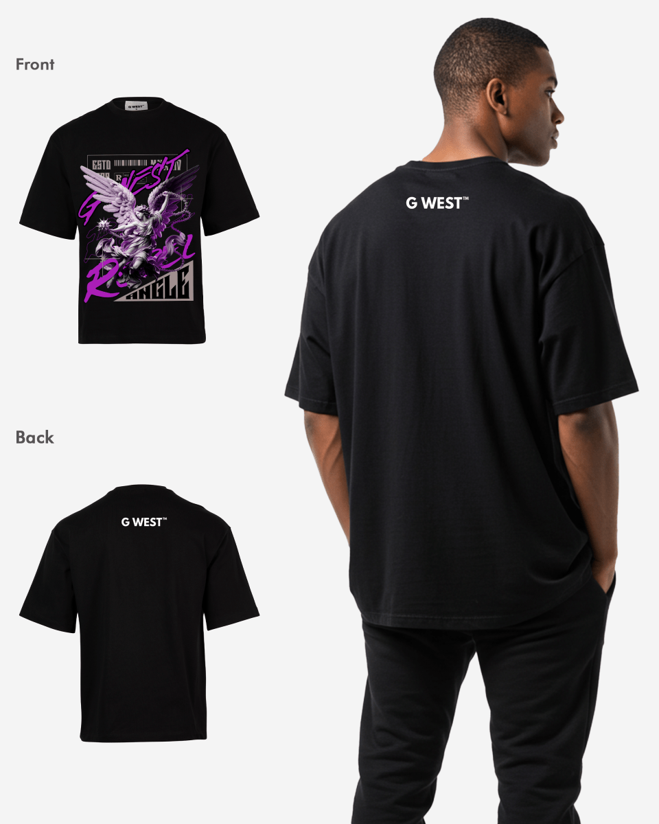 G - WEST ANGLE OVERSIZED TEE GWROJMT99 - G West