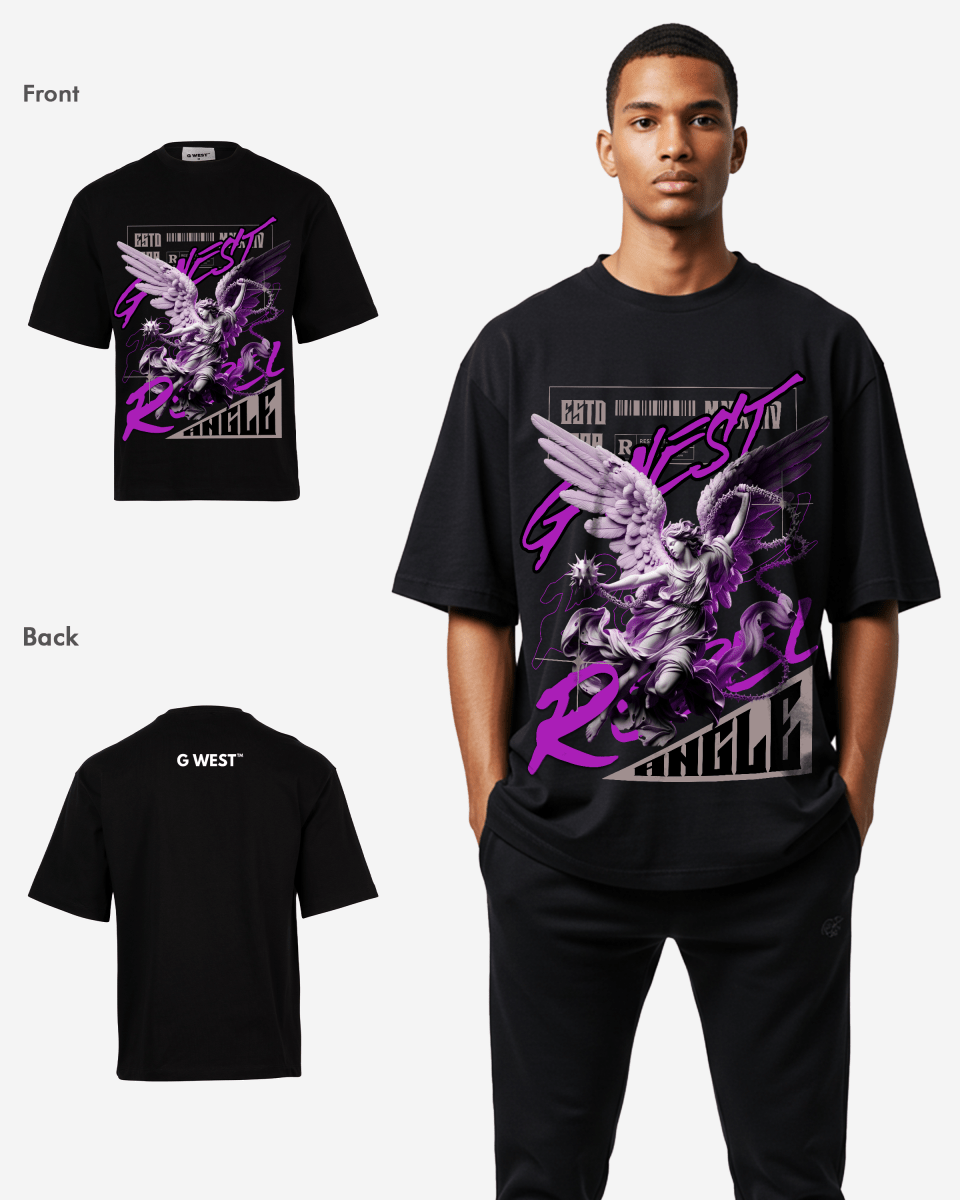 G - WEST ANGLE OVERSIZED TEE GWROJMT99 - G West