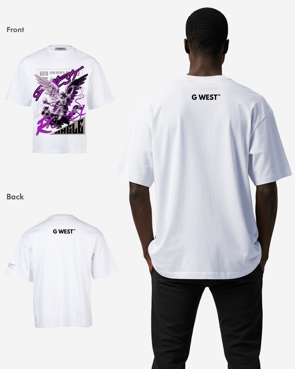 G - WEST ANGLE OVERSIZED TEE GWROJMT99 - G West