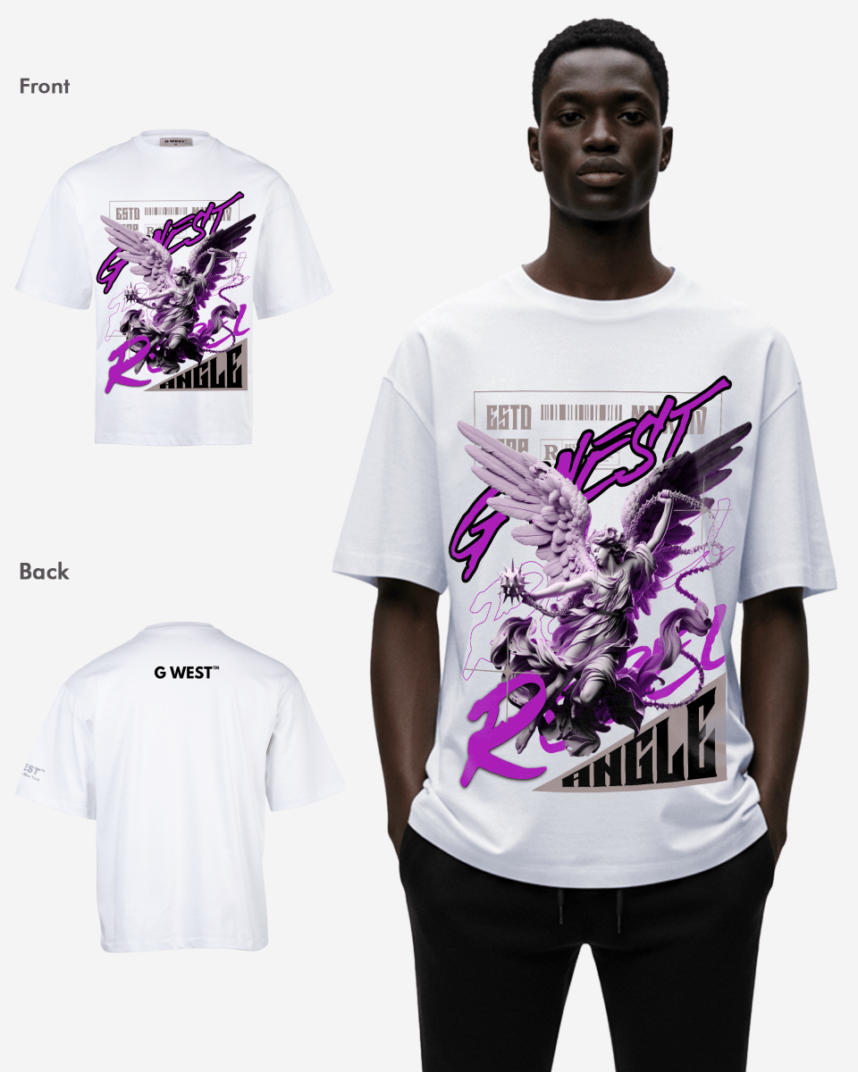 G - WEST ANGLE OVERSIZED TEE GWROJMT99 - G West
