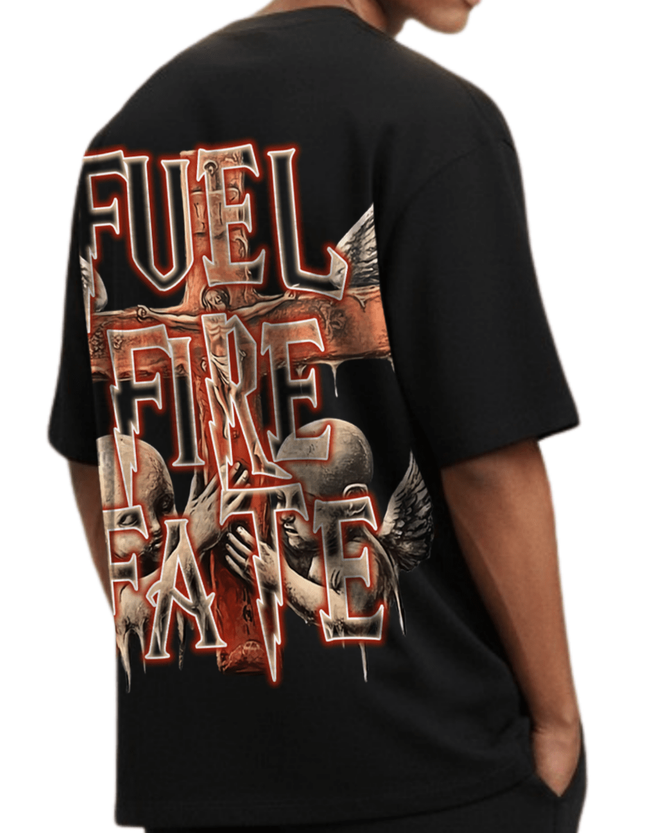 G West Angles & Ashes Oversized Men's T-Shirt - G West