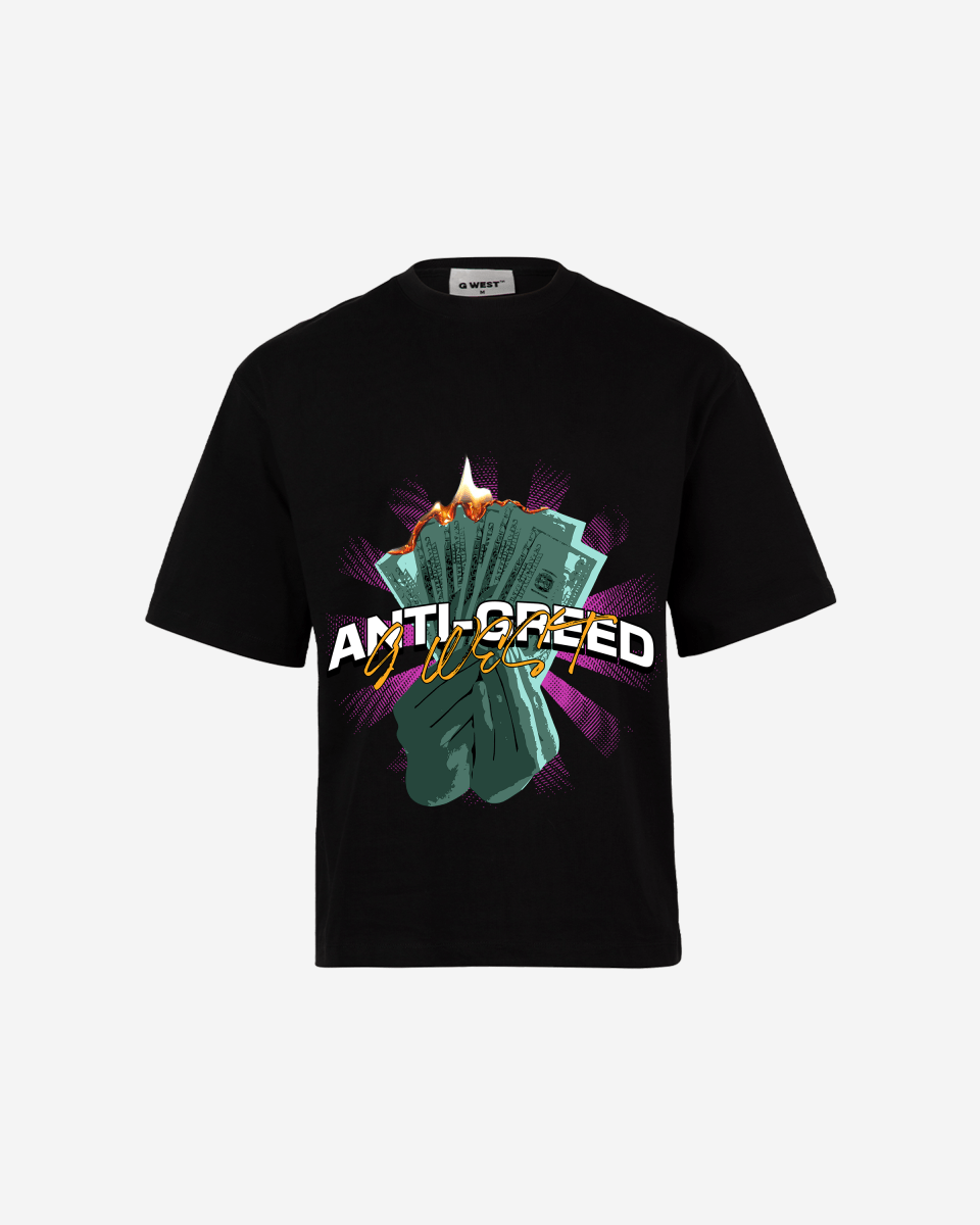 G - WEST ANTI GREED OVERSIZED TEE GWROJMT52 - G West