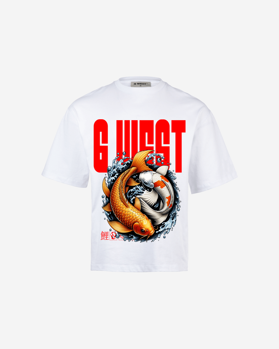 G - WEST AQUA HARMONY OVERSIZED TEE GWROJMT176 - G West