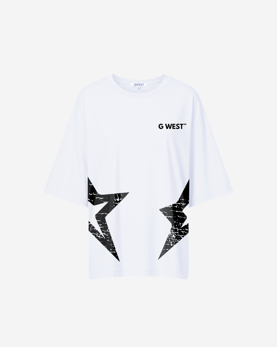 G West Arch Logo Oversized Tee - Women - G West