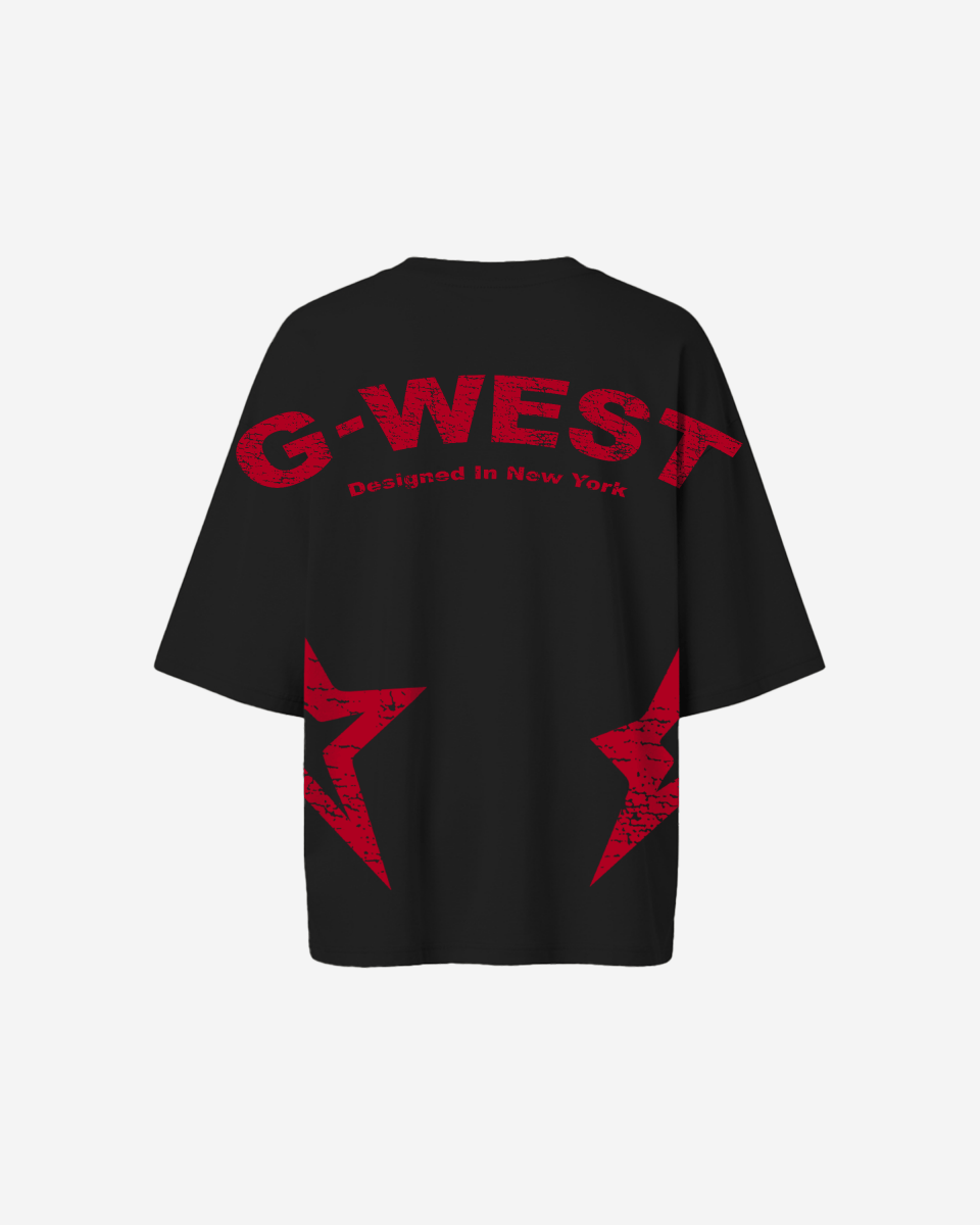 G West Arch Logo Oversized Tee - Women - G West