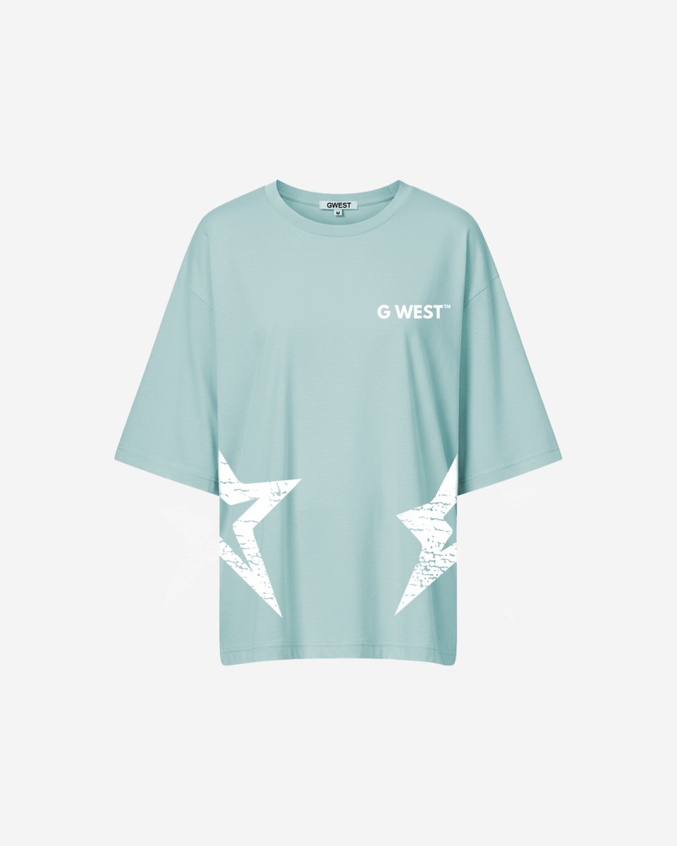 G West Arch Logo Oversized Tee - Women - G West