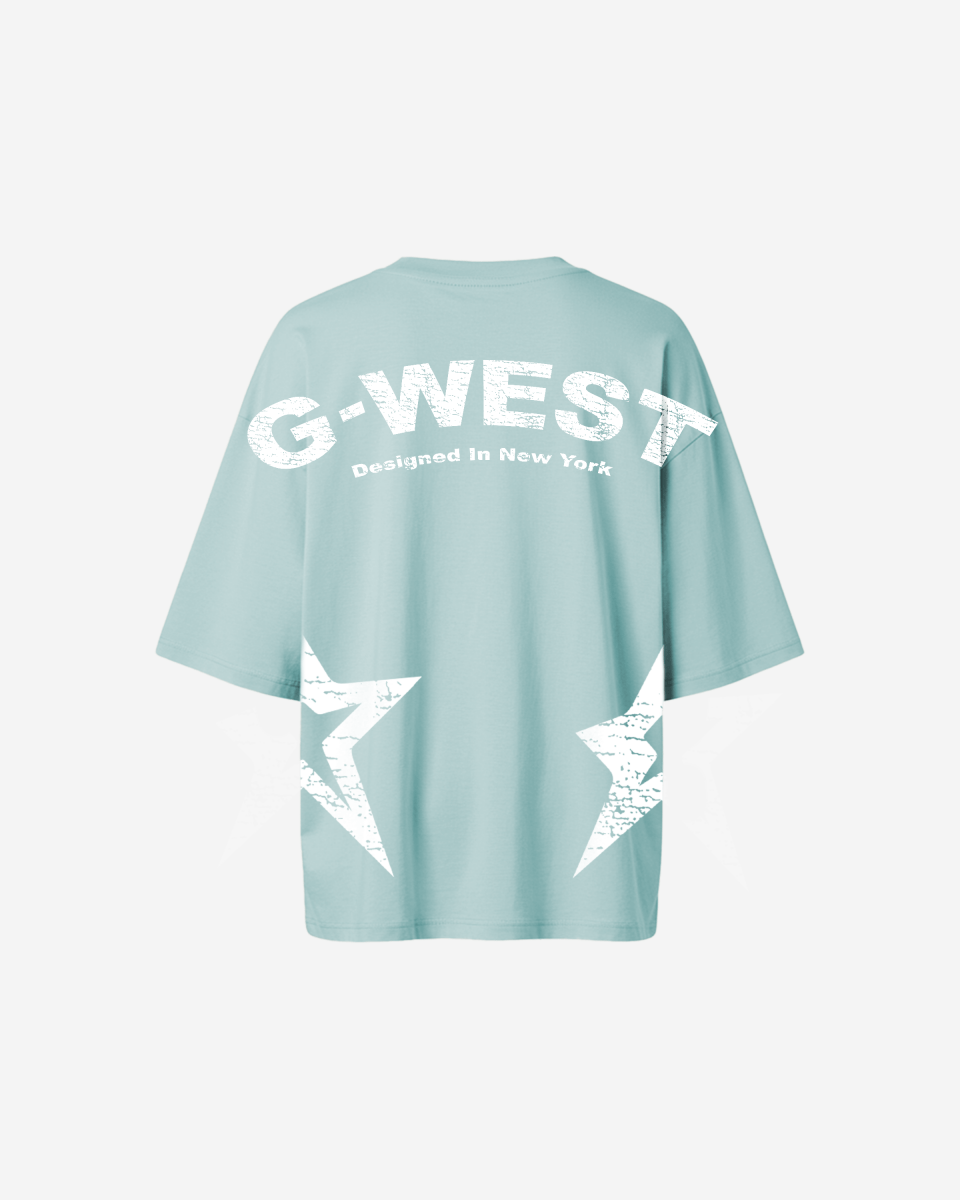 G West Arch Logo Oversized Tee - Women - G West
