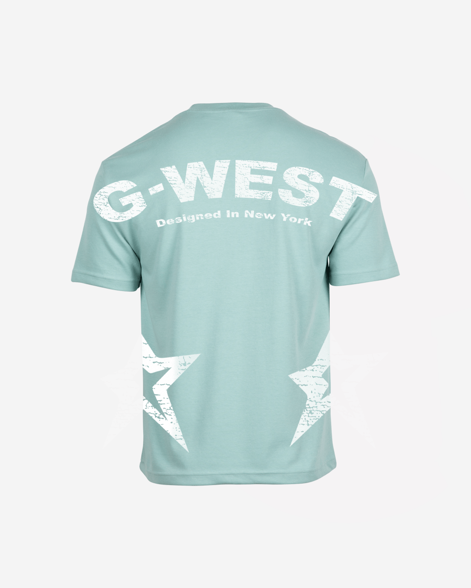 G West Arch Logo Oversized Tee - G West