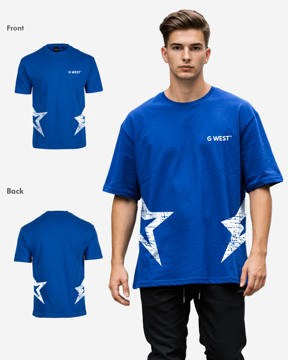 G West Arch Logo Oversized Tee - G West