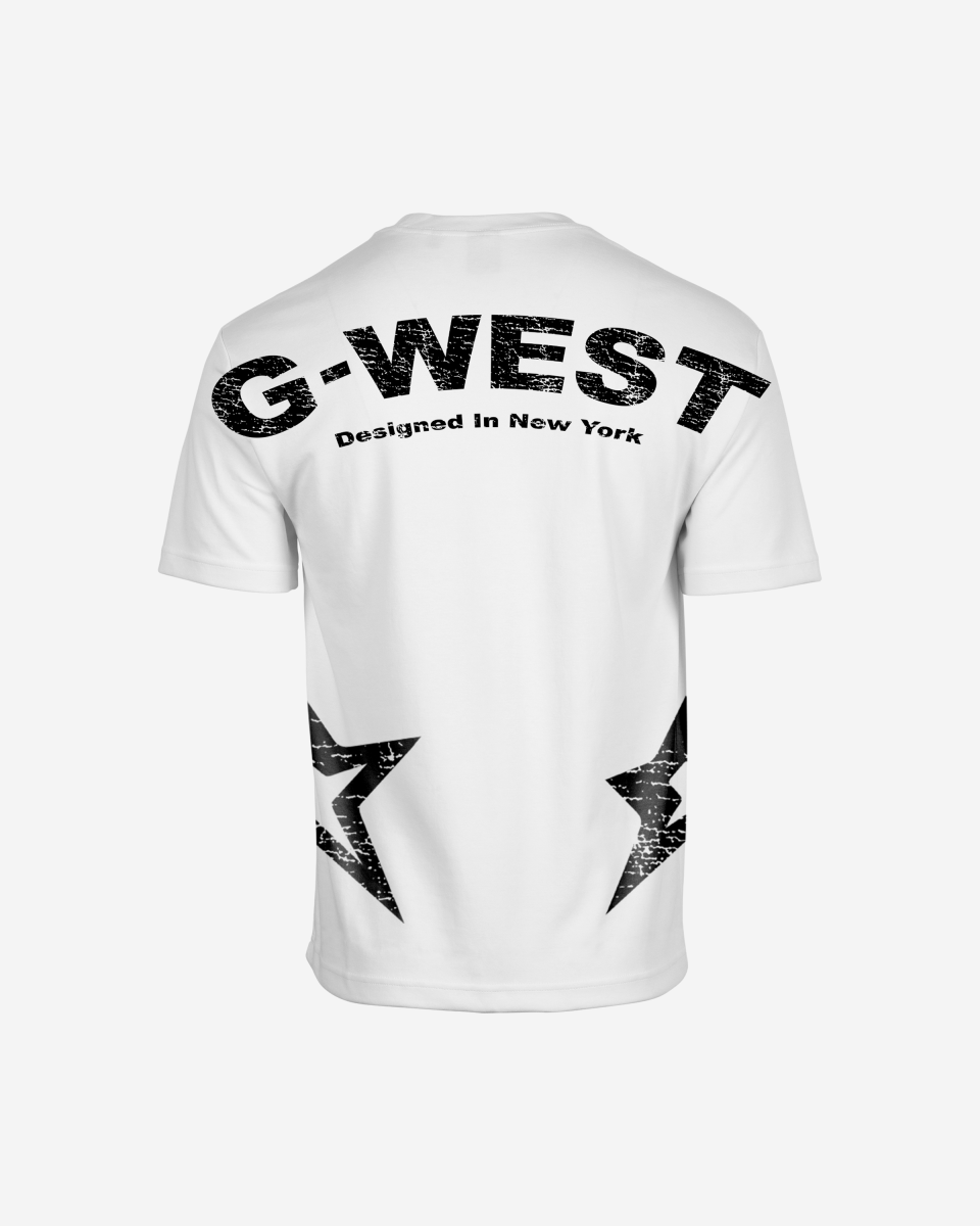 G West Arch Logo Oversized Tee - G West