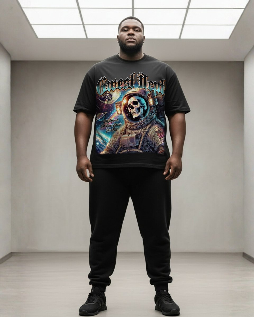 G West Astro Ghost Men's Big And Tall T-Shirt - G West