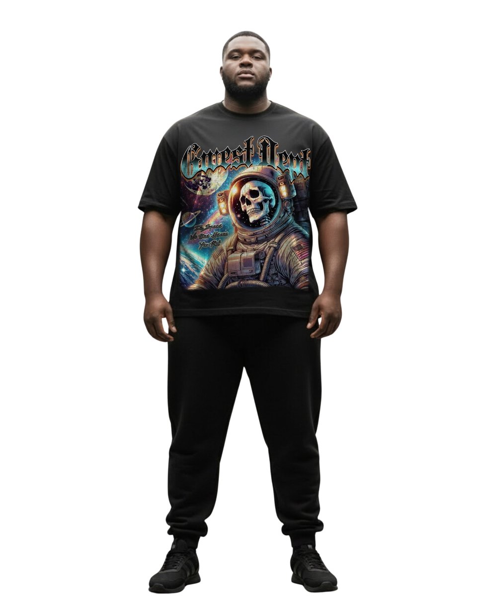 G West Astro Ghost Men's Big And Tall T-Shirt - G West