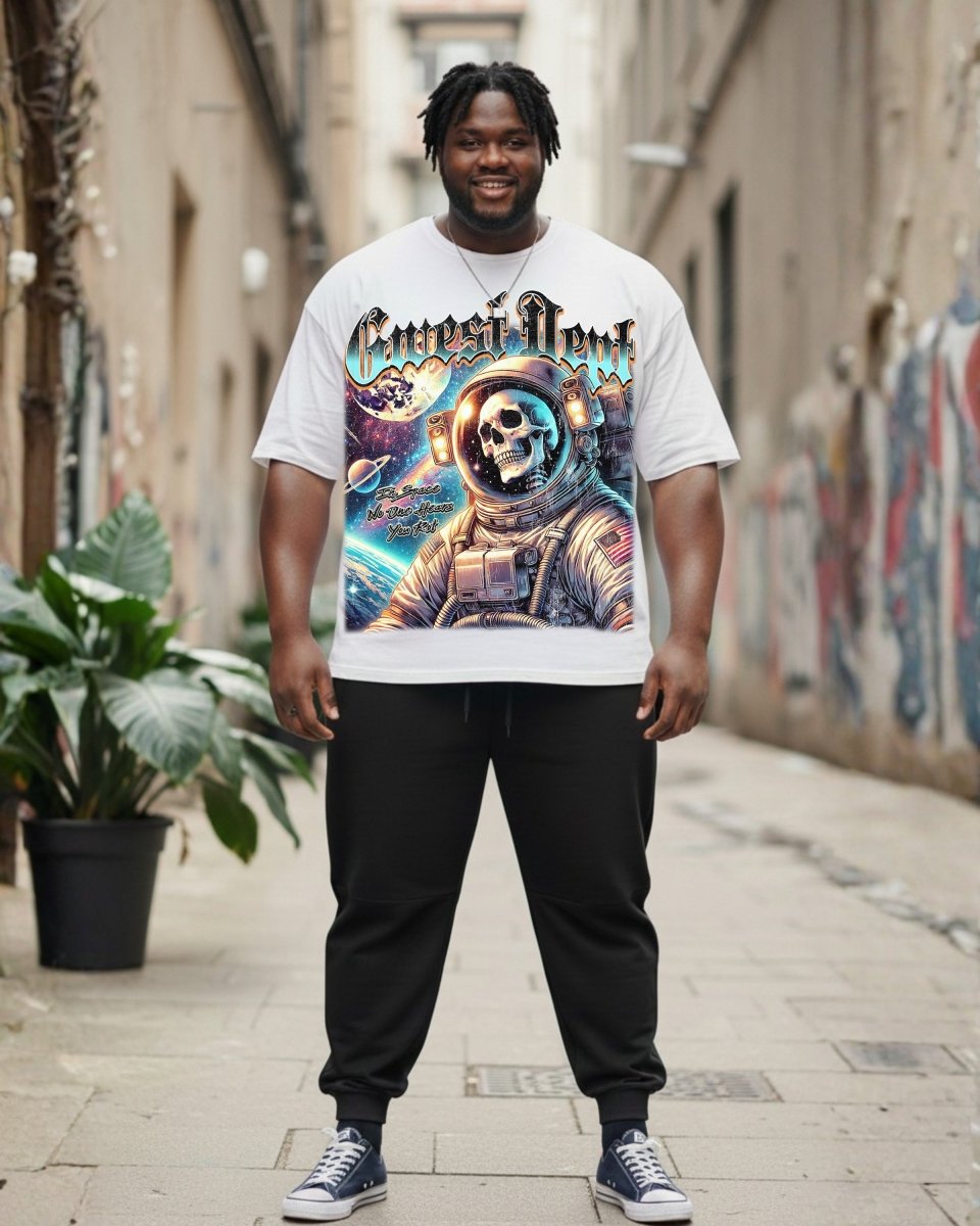 G West Astro Ghost Men's Big And Tall T-Shirt - G West