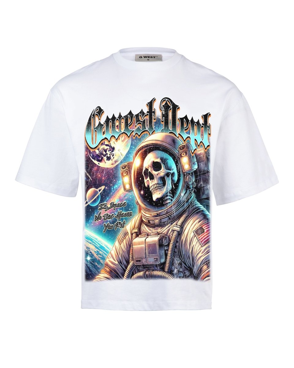 G West Astro Ghost Men's Big And Tall T-Shirt - G West