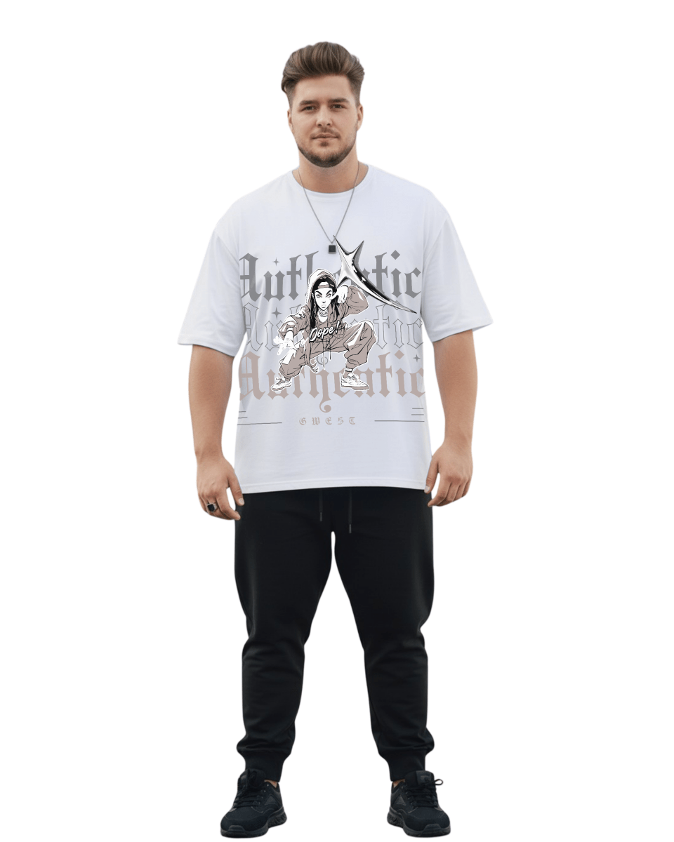 G West Authentic Big And Tall Oversized T-Shirt - G West