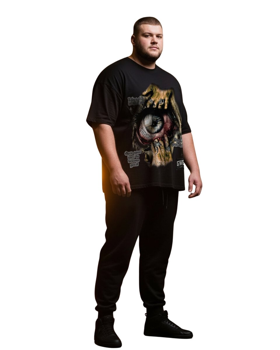 G West Awaken Eyes Men's Big And Tall T-Shirt - G West