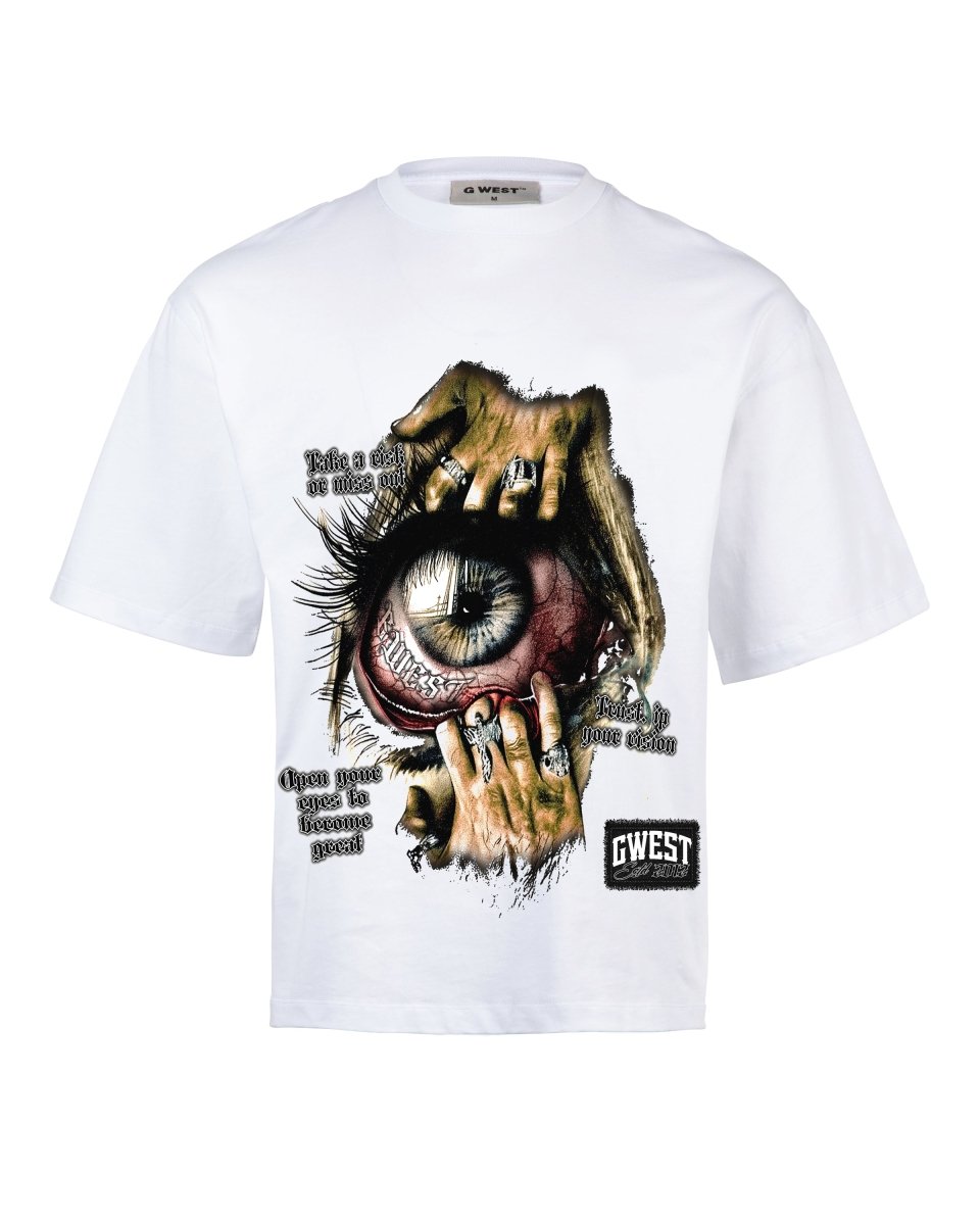G West Awaken Eyes Men's Big And Tall T-Shirt - G West