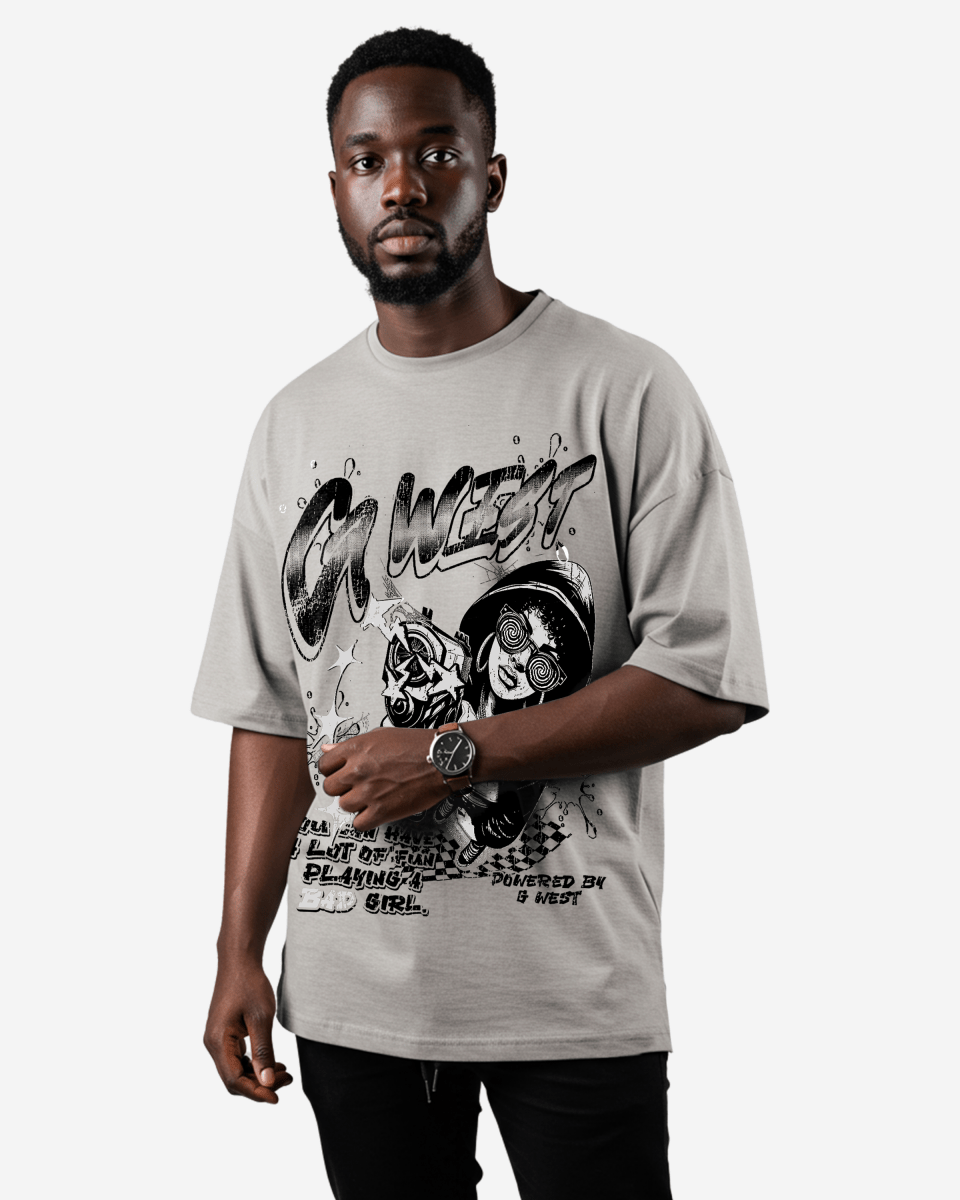 G West Bad Gril Oversized Tee - G West