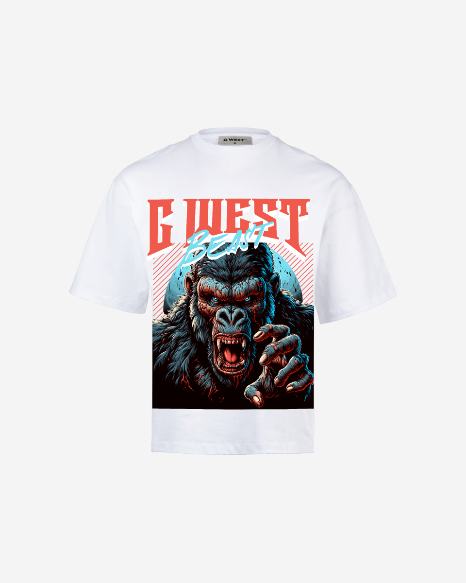 G - WEST BEAST OVERSIZED TEE GWROJMT168 - G West