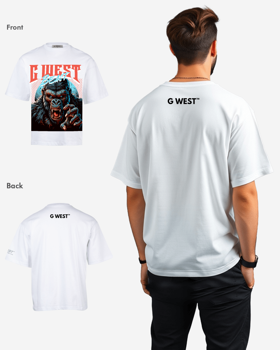 G - WEST BEAST OVERSIZED TEE GWROJMT168 - G West