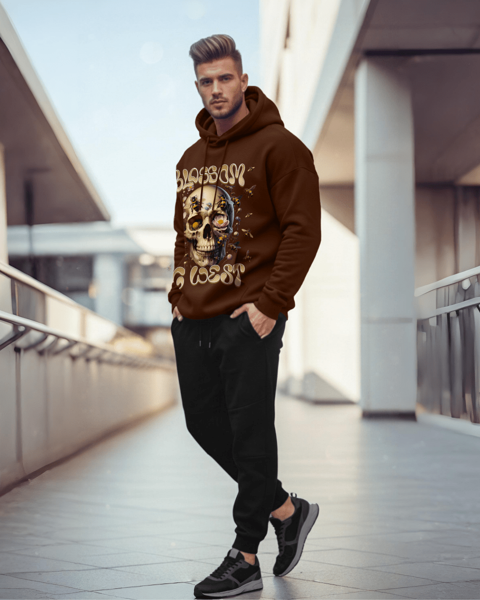 G West Bees And Bones Men's Hoodie - G West