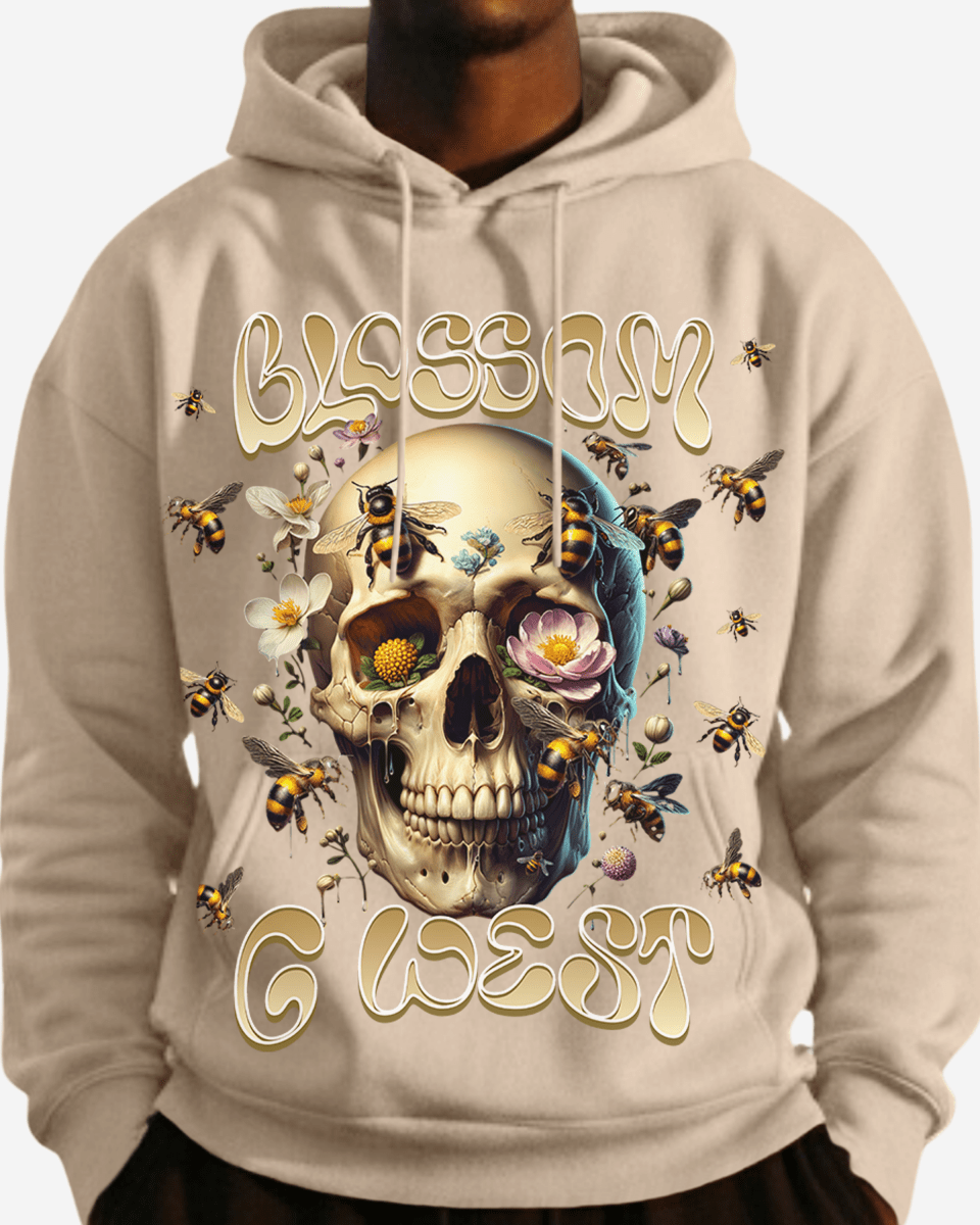 G West Bees And Bones Men's Hoodie - G West