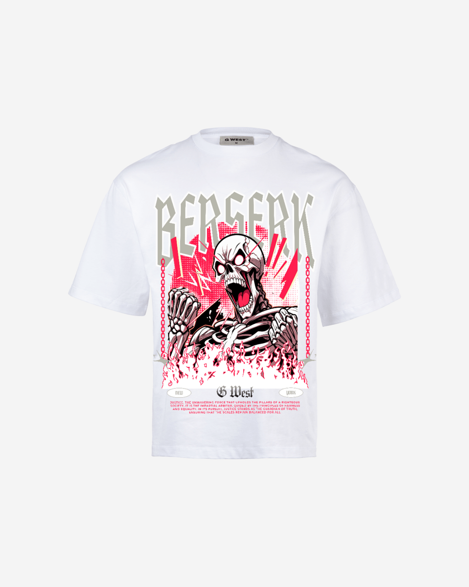G - WEST BERSERK OVERSIZED TEE GWROJMT166 - G West