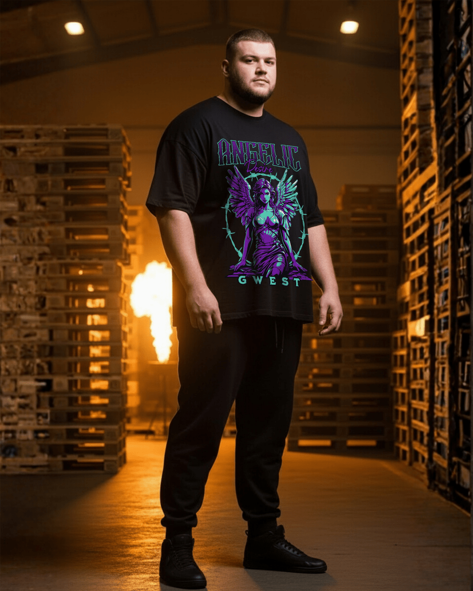 G West Blessing 2.0 Big and Tall Oversized T-Shirt - G West