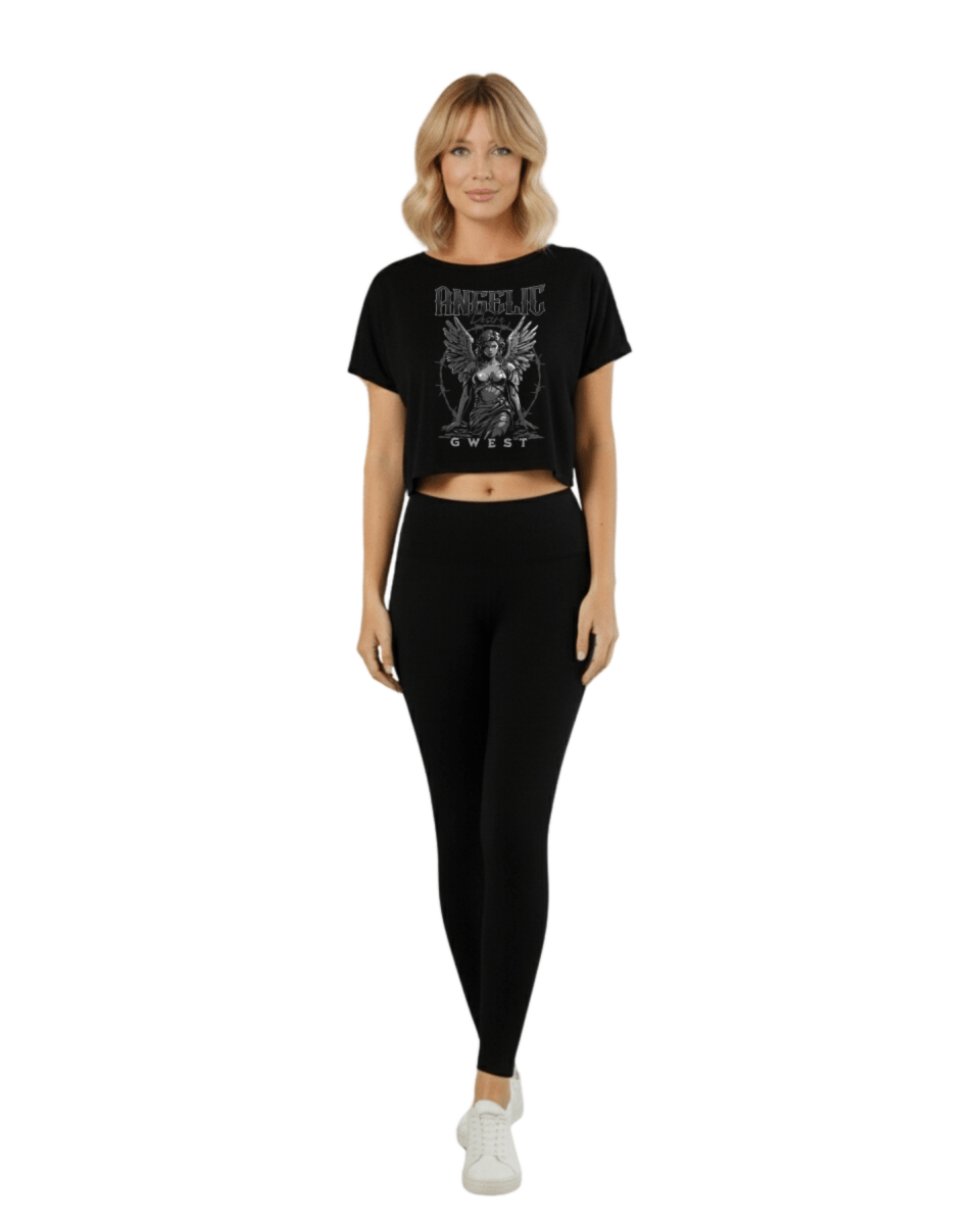 G West Blessing 2.0 Crop Tee Womens - G West