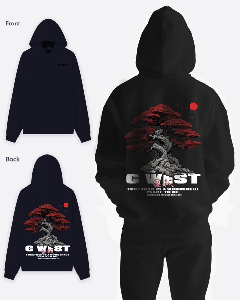 G West Bonsai Tree Oversize Hoodie - G West