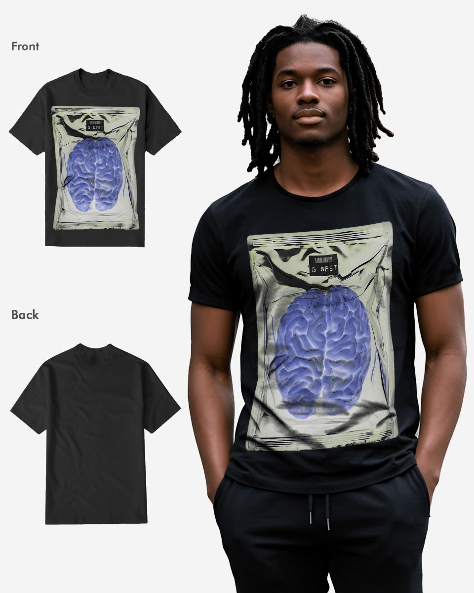 G West Brain Bag Black Tee - G West