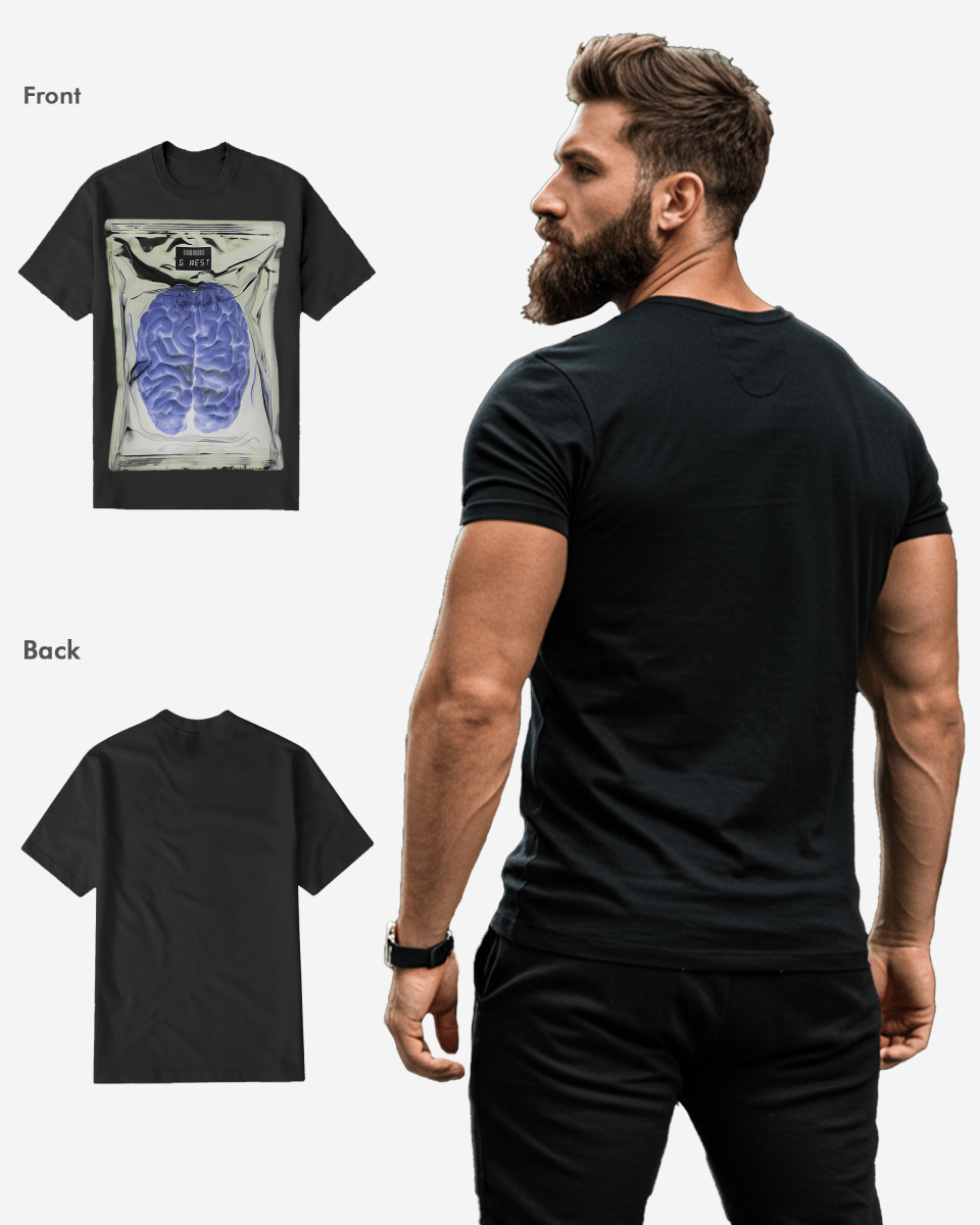 G West Brain Bag Black Tee - G West