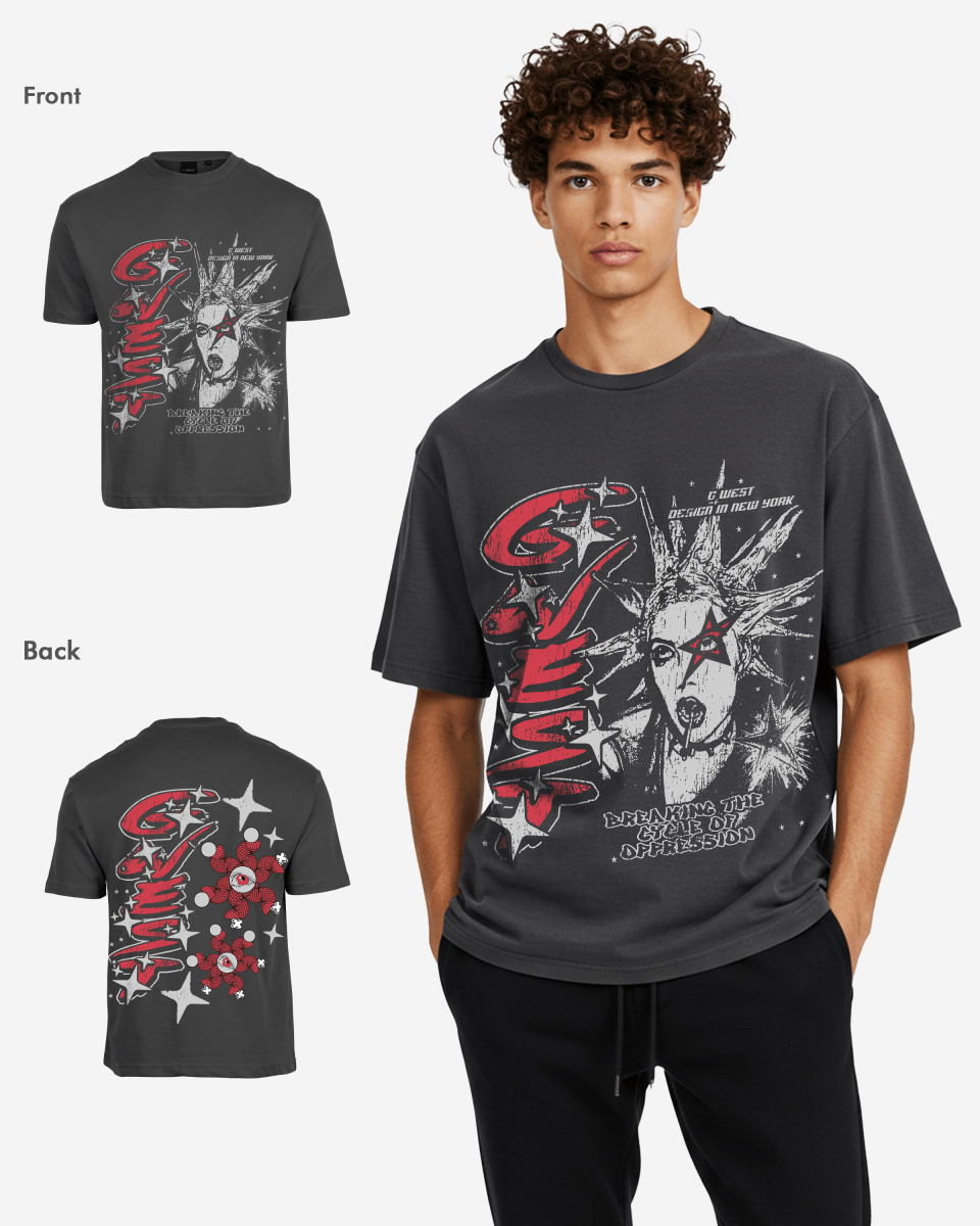 G West Breaking the Cycle Oversized Tee - G West
