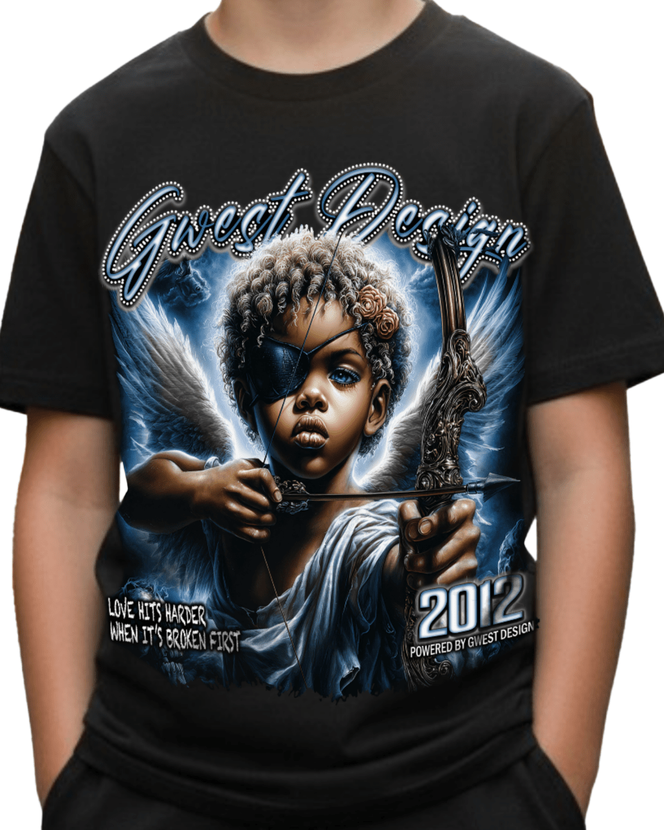 G West Broken Angel Kids T-Shirt - G West