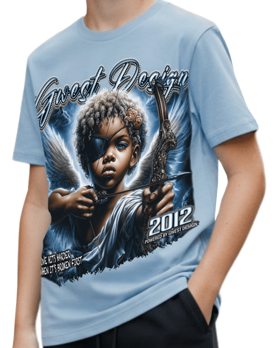 G West Broken Angel Kids T-Shirt - G West