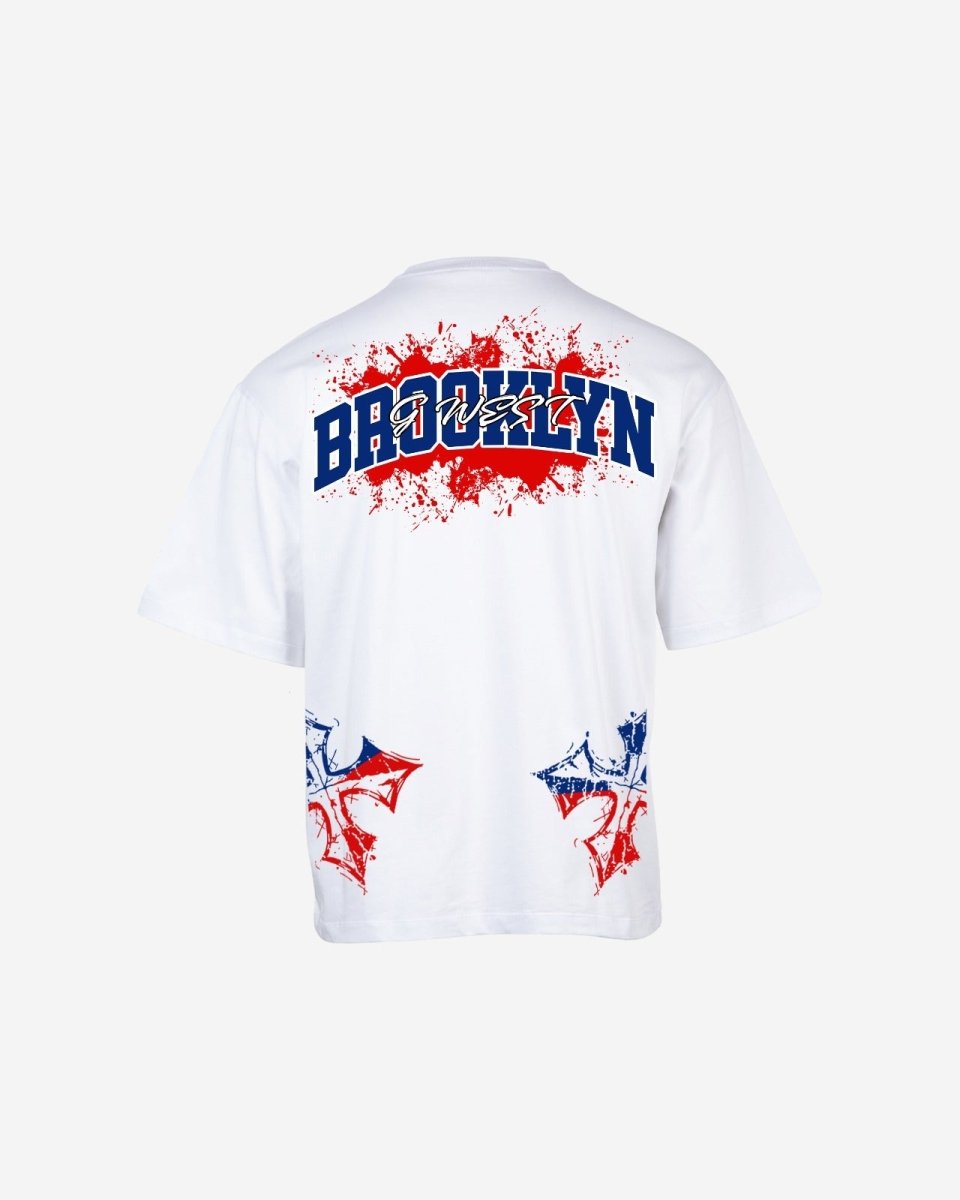 G West Brooklyn Blood Arch Logo T-Shirts Big and Tall - G West