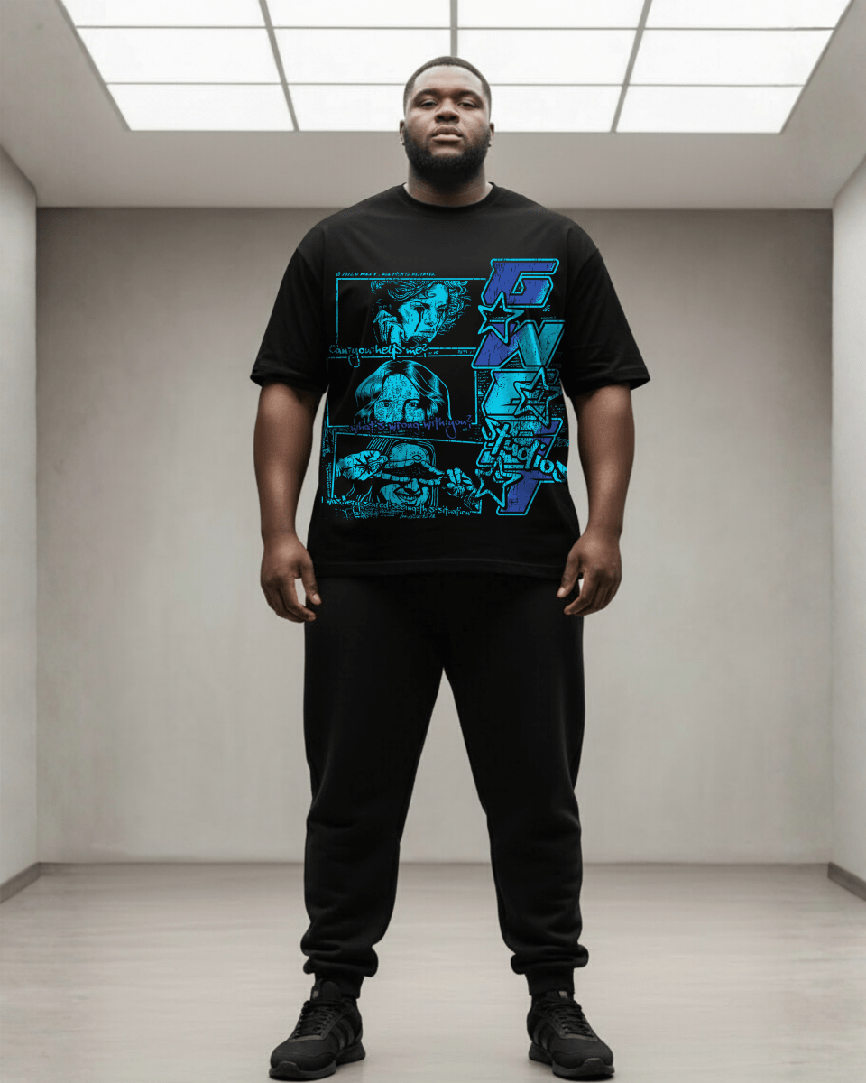 G West Can You Help Me Big And Tall Oversized T-Shirt - G West