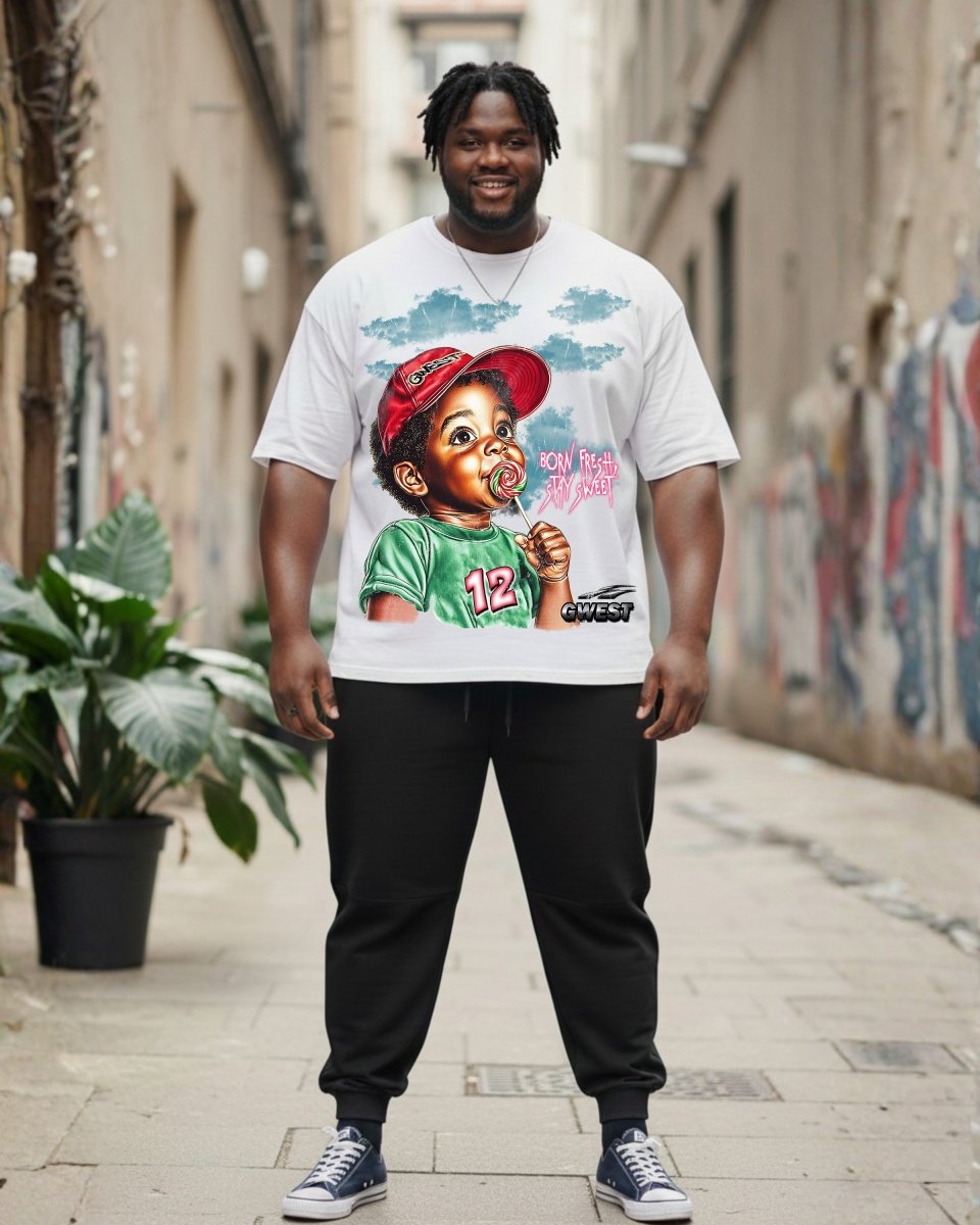 G West Candy Kid Men's Big And Tall T-Shirt - G West