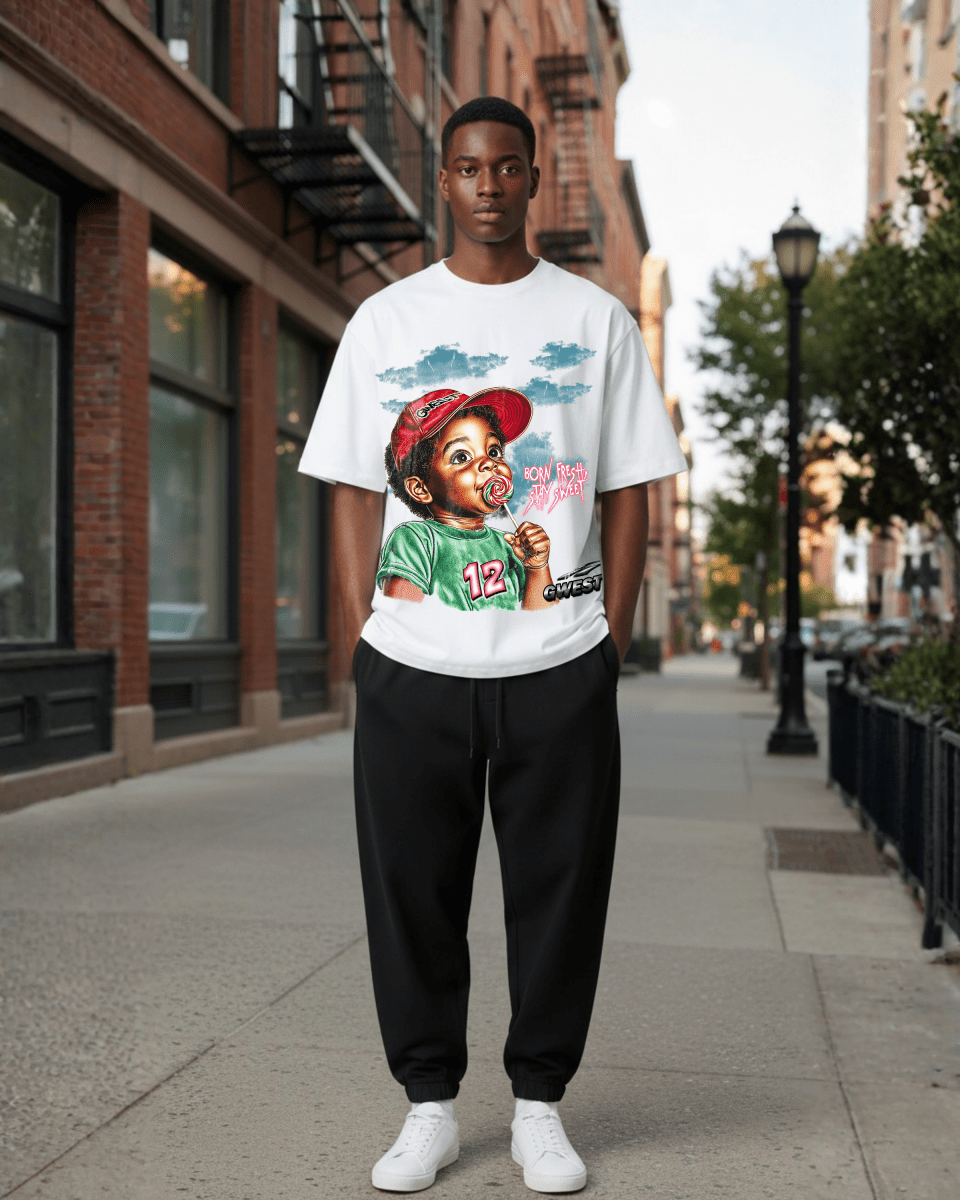 G West Candy Kid Oversized Men's T-Shirt - G West