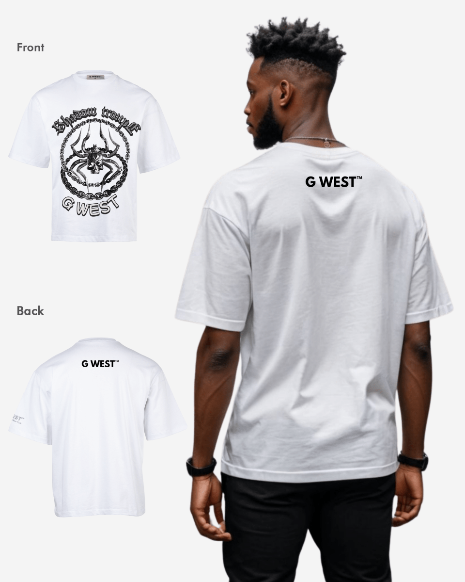 G - WEST CHAINED TO THE STING OVERSIZED TEE GWROJMT76 - G West