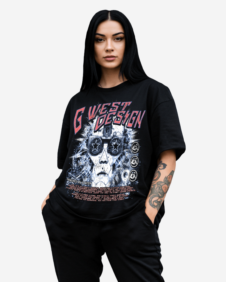 G West Chasing Dreams Premium Oversized Tee - WOMEN - G West