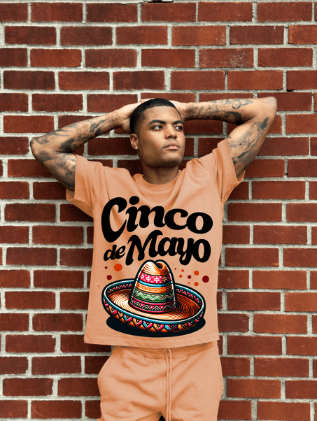 G West Classic Sombrero Cinco de Mayo T-Shirt - G West
